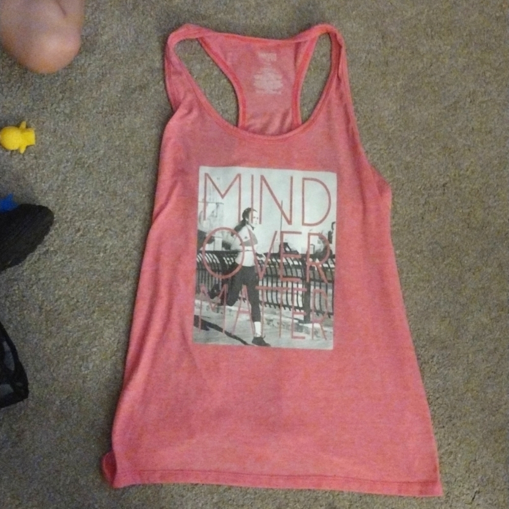 danskin pink large loose woman's tank top